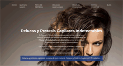 Desktop Screenshot of pelucasyprotesiscapilares.com